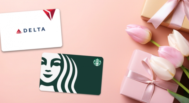 Earn a Starbucks Bonus When You Buy a Delta Gift Card for Mother's Day
