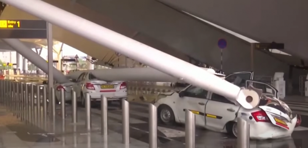New Delhi Airport Roof Falls Under Heavy Rain, One Dead