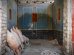 Pompeii Reveals Rare Blue Sanctuary Rich in Roman Rituals and Artifacts