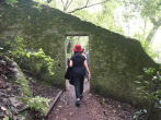 Hike up to Pena Palace in Sintra, Portugal 